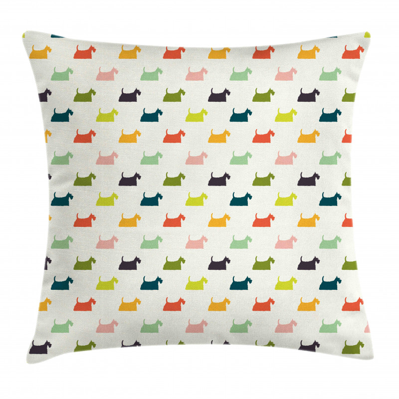 Fluffy Dogs Pillow Cover