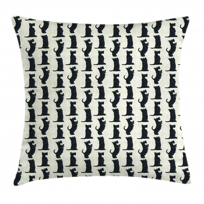 Checkered Rhombus Motif Pillow Cover