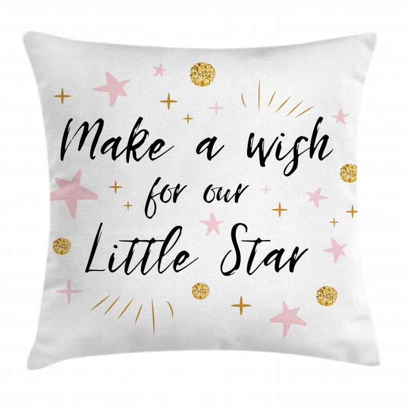 Make a Wish for Little Star Pillow Cover