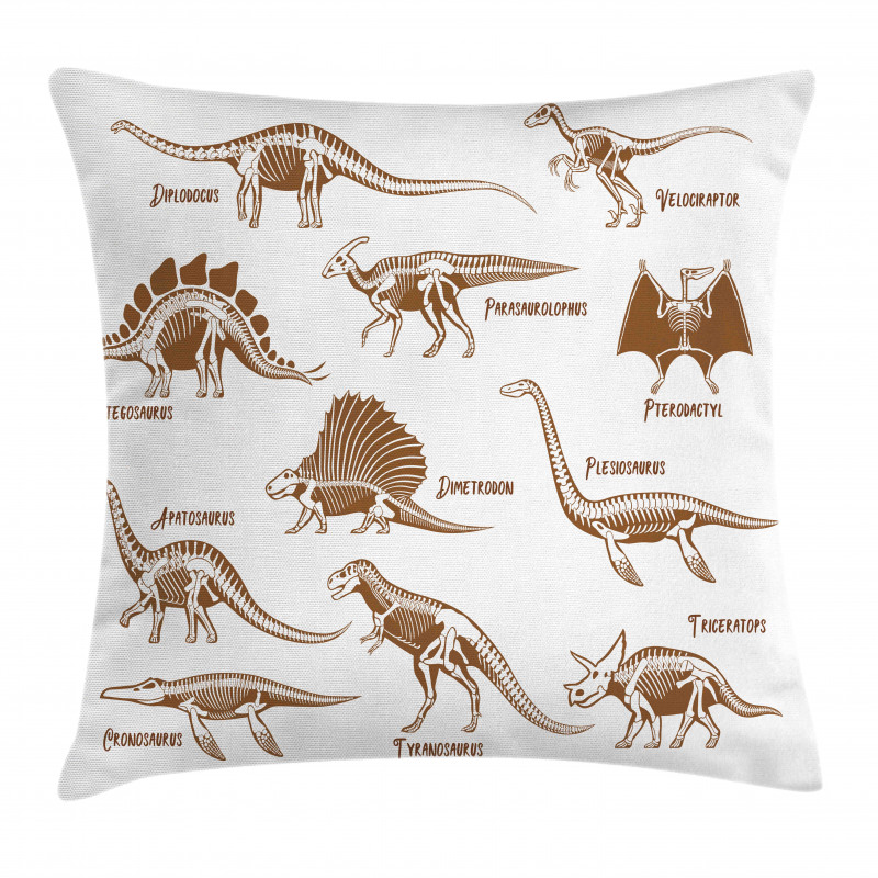 Reptile Dinos Pillow Cover
