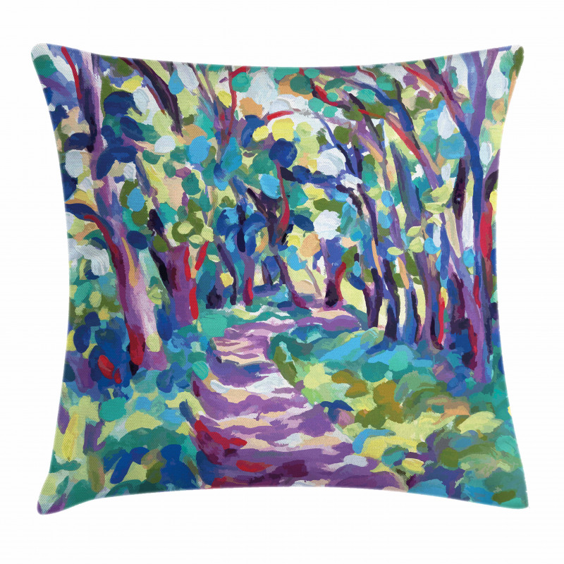 Woodland Nature Colorful Pillow Cover