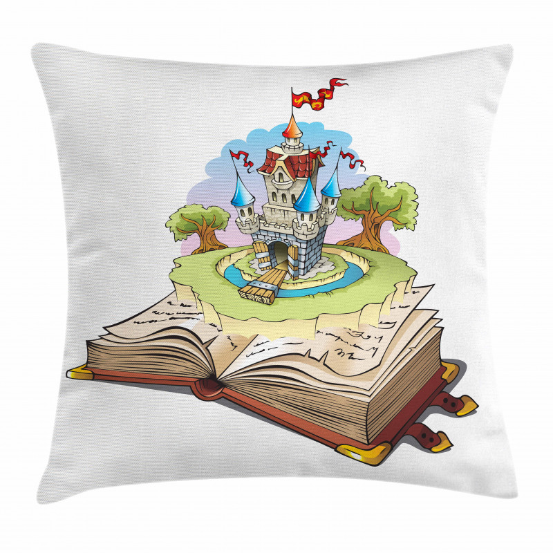 Fantasy Book World Pillow Cover