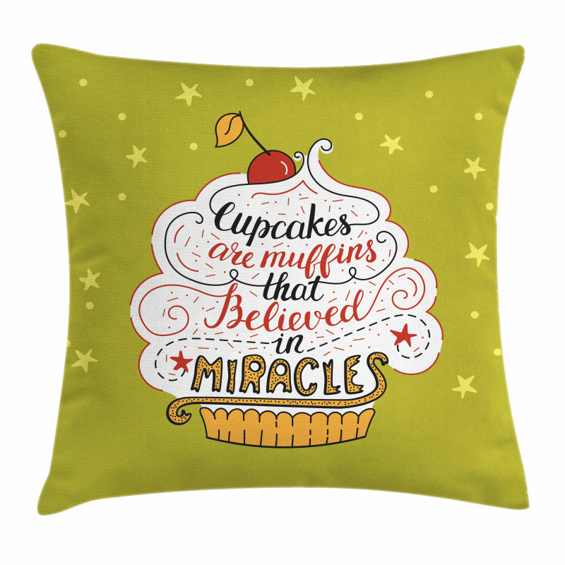 Miracles Lettering Pillow Cover