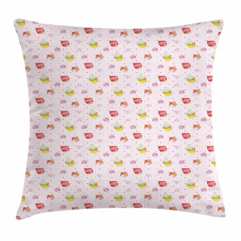 Roses Dots Valentines Day Pillow Cover