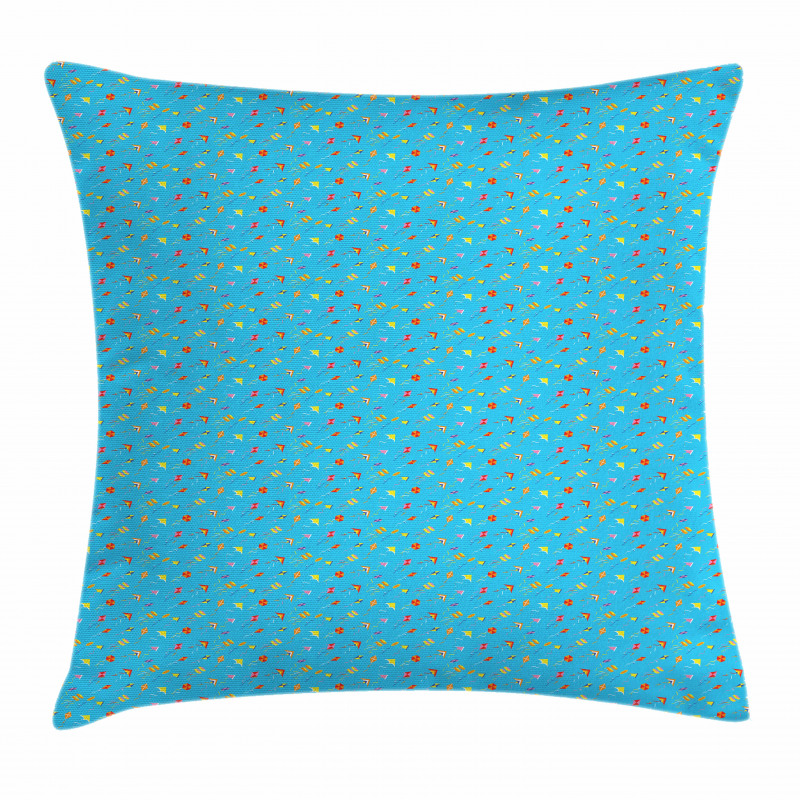 Cartoon Style Colorful Kites Pillow Cover