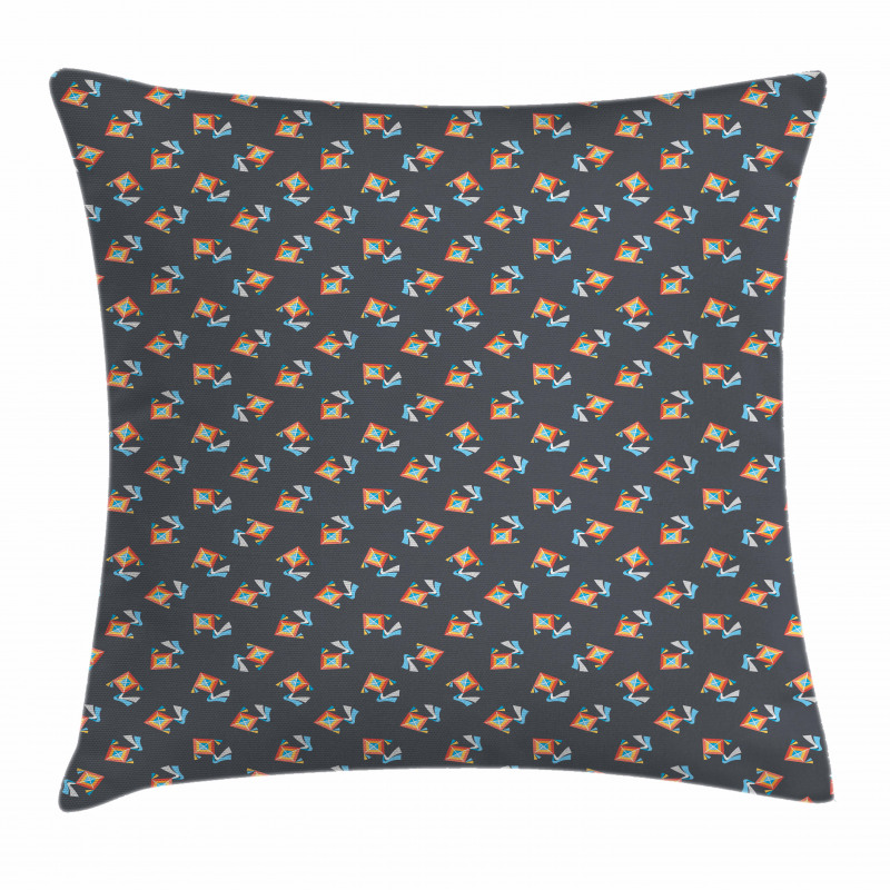 Bullseye Rhombuses Nursery Pillow Cover