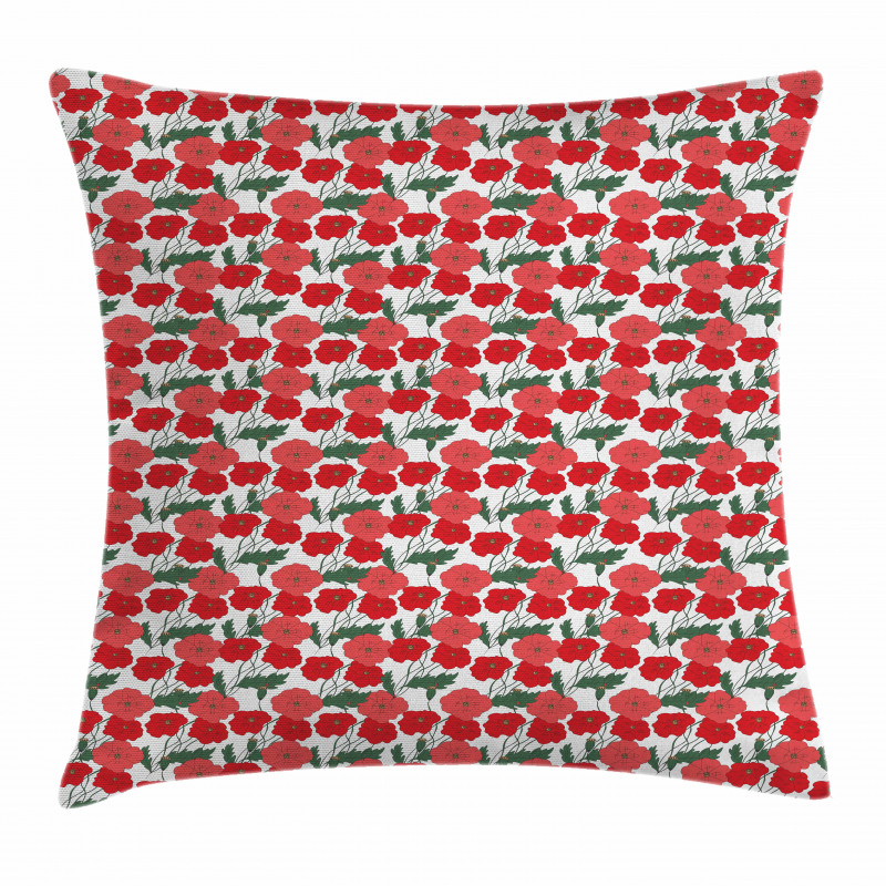 Blossoming Flowers of Spring Pillow Cover