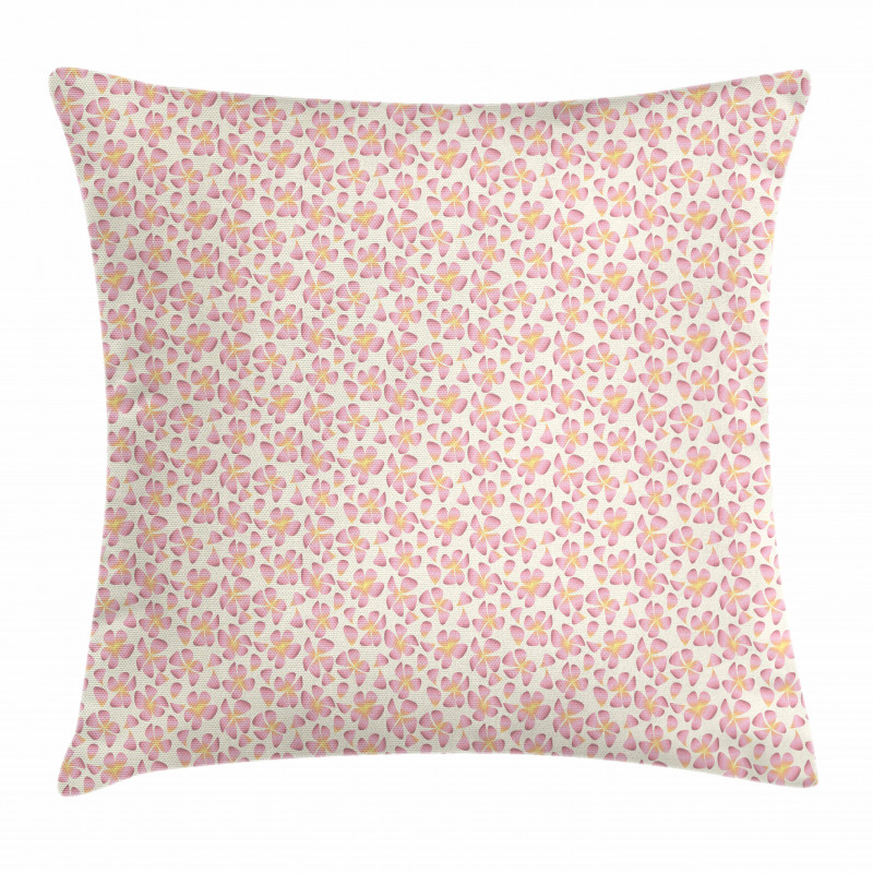 Feminine Nature Blossoms Pillow Cover
