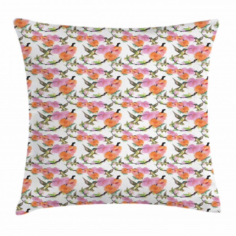 Blossoms on Branches Pillow Cover