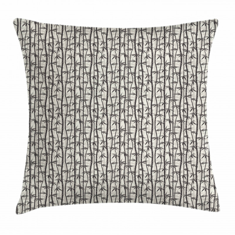 Japanese Nature Reeds Pillow Cover