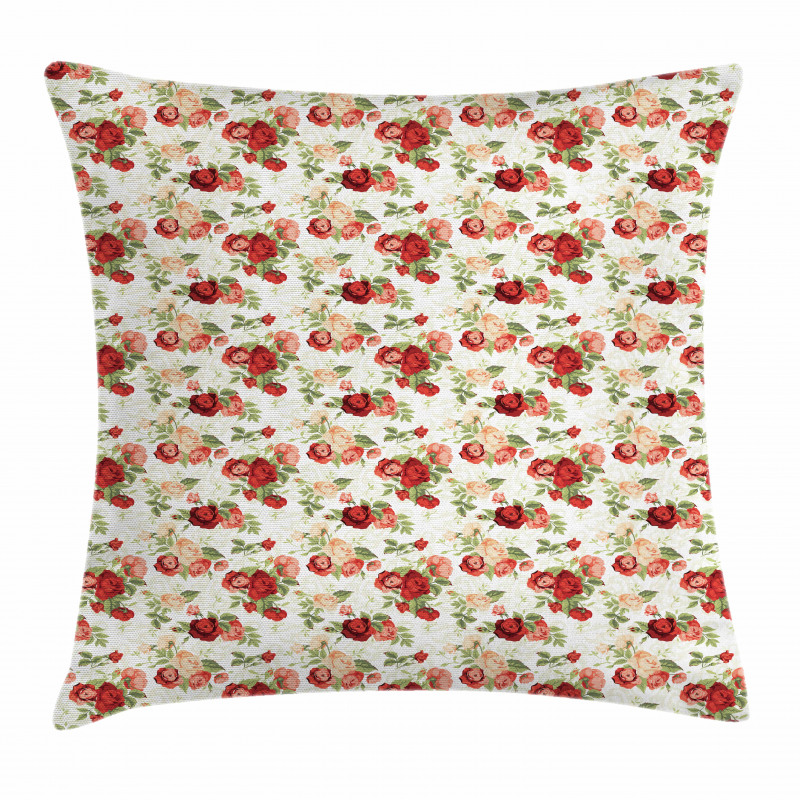 Romantic Vintage Composition Pillow Cover