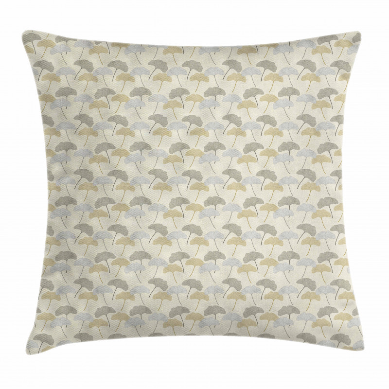 Soft Tree Leaves Retro Style Pillow Cover
