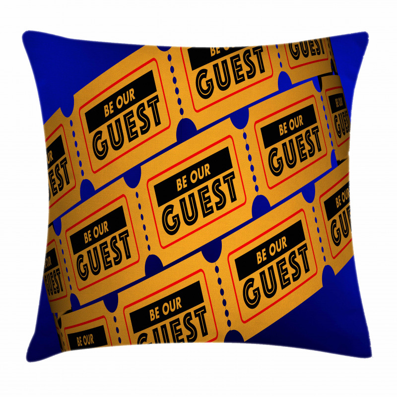Event Theatre Tickets Pillow Cover