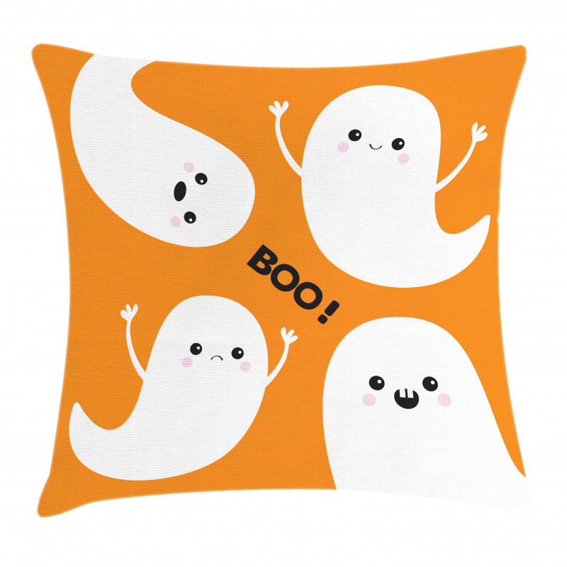 Flying Ghost Spirit Character Pillow Cover