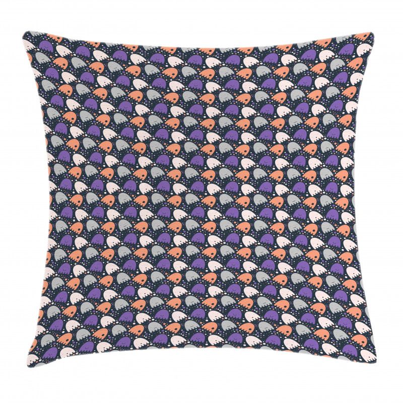 Spooky and Funny Dots Pillow Cover