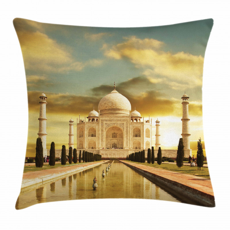 Taj Mahal Photography Pillow Cover