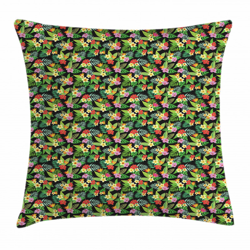 Floral Botany Composition Pillow Cover