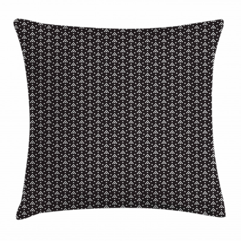 Repeating Tiny Triangles Pillow Cover