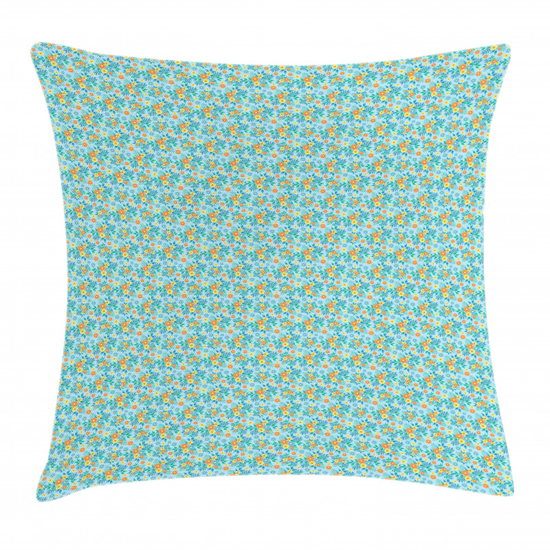 Blossoming Daisy Rural Field Pillow Cover