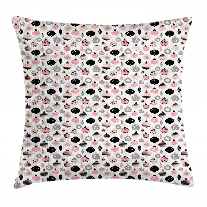 Christmas Baubles Dots Pillow Cover