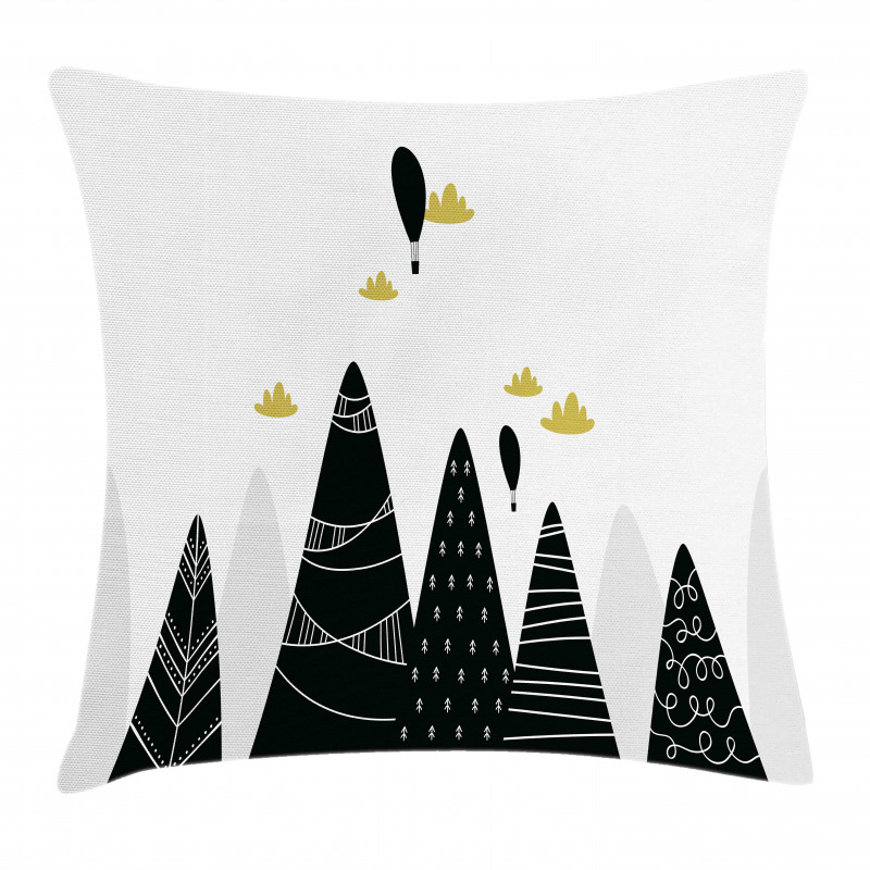 Clouds Mountain Region Pillow Cover