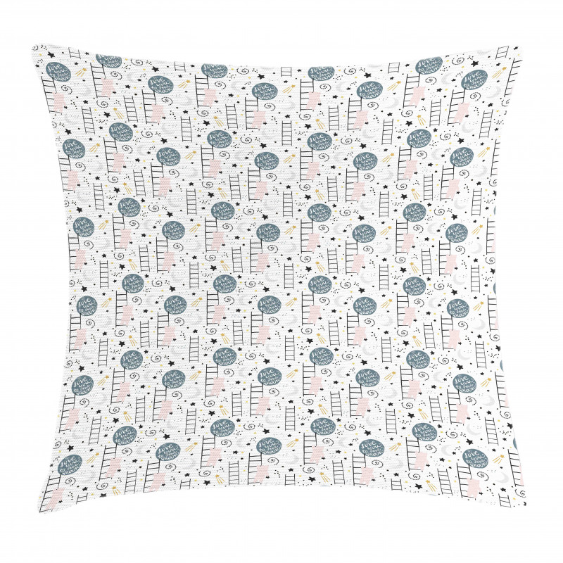 Bear and Stars Cartoon Pillow Cover