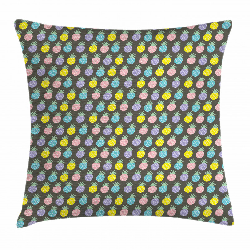 Colorful Pineapples Pillow Cover