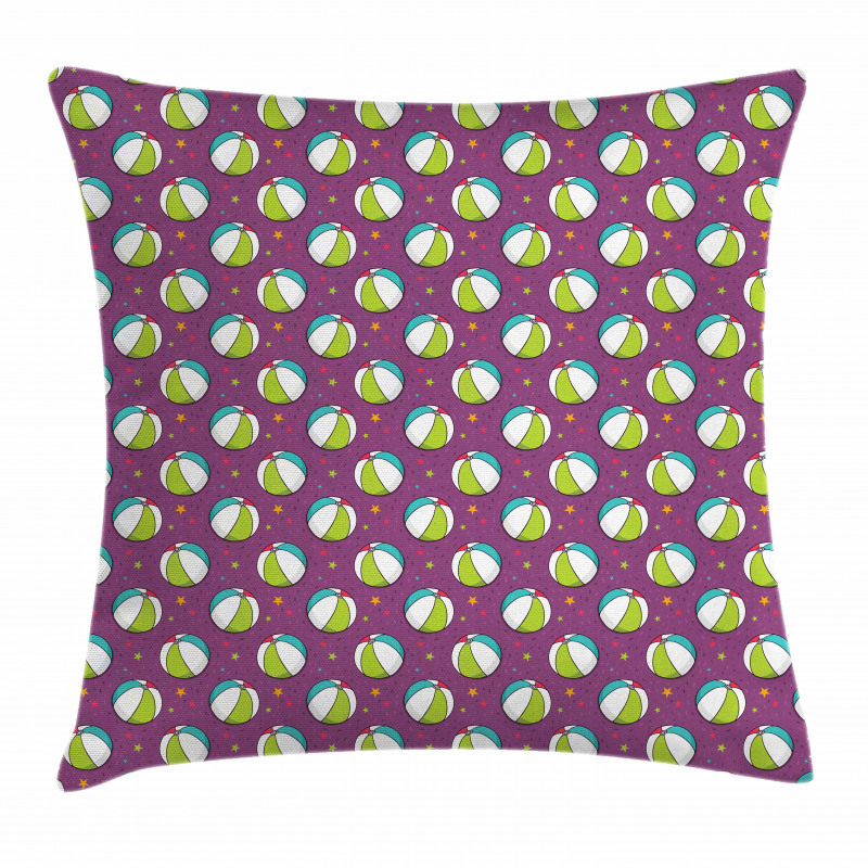 Summer Sea Balls Beach Stars Pillow Cover