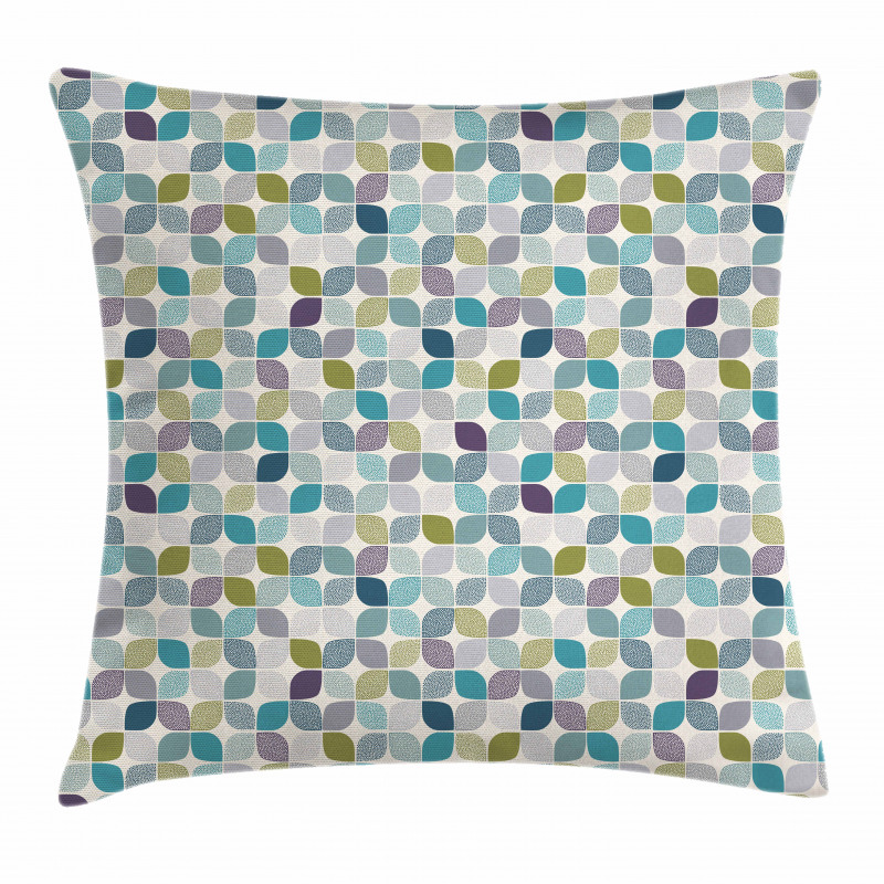 Abstract Forms Pastel Tones Pillow Cover