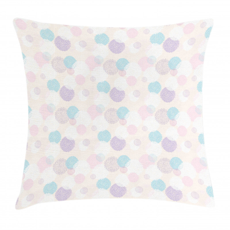 Soft Toned Dahlia Petals Pillow Cover