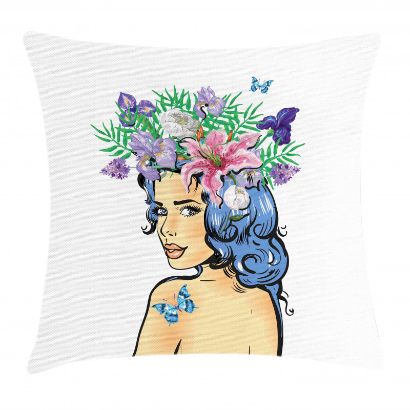 Floral Spring Woman Teen Pillow Cover