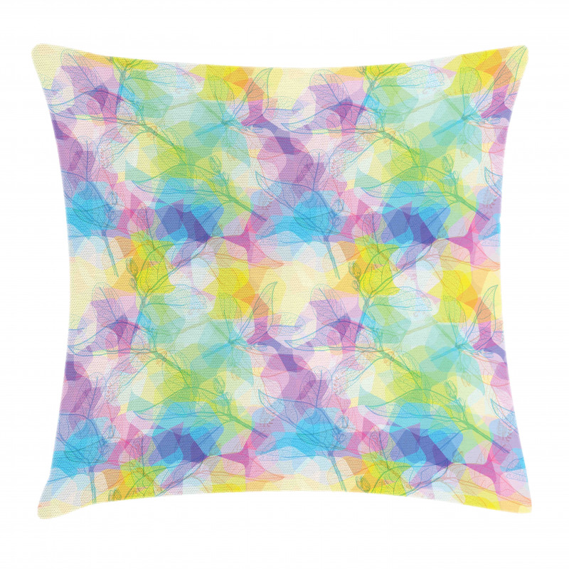 Dreamy Retro Botany Pillow Cover