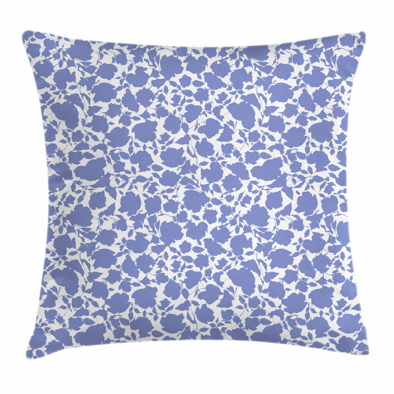 Abstract Petals and Leaves Pillow Cover