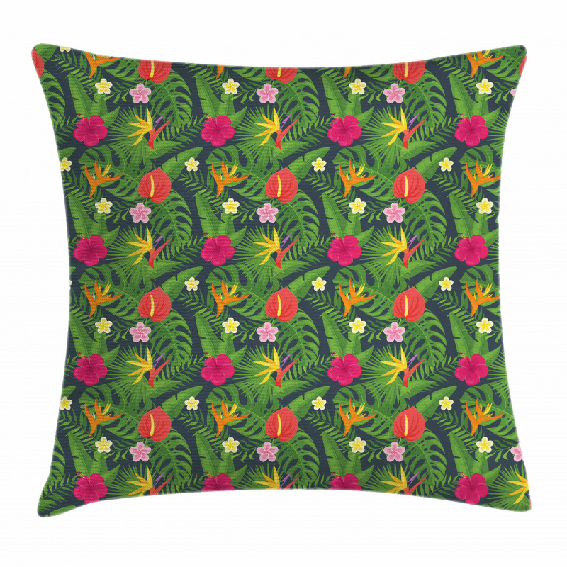Hawaiian Botanical Aloha Pillow Cover