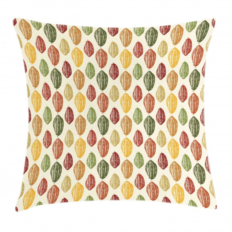 Colorful Beans Vintage Style Pillow Cover