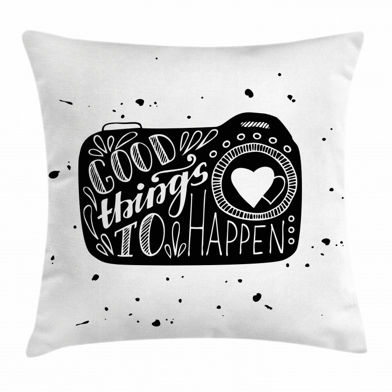 Things to Happen Words Pillow Cover