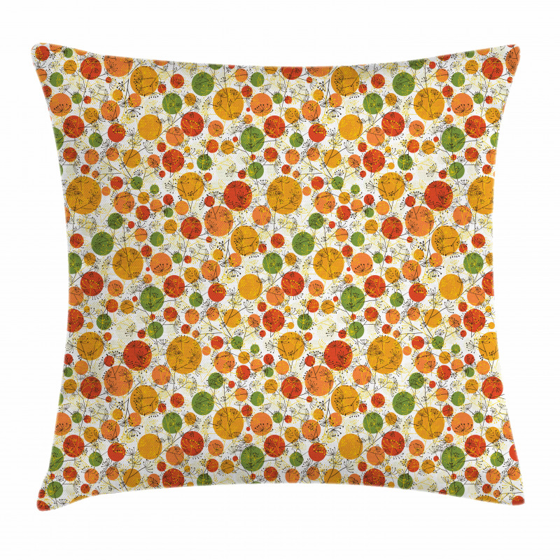 Composition of Circles Pillow Cover