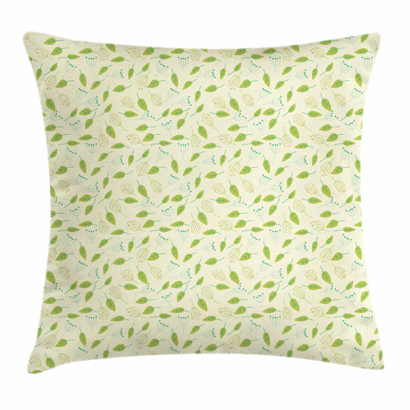 Ornamental Nature Botanical Pillow Cover