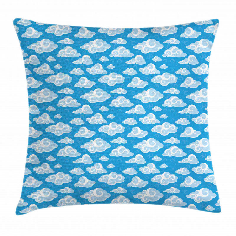 Swilrs in the Sky Pillow Cover