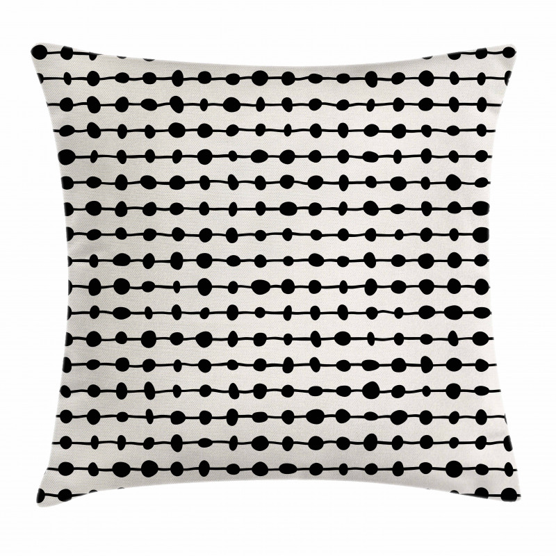 Geometric Dots Composition Pillow Cover