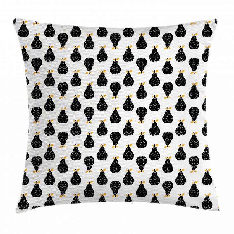 Abstract Silhouette Pattern Pillow Cover