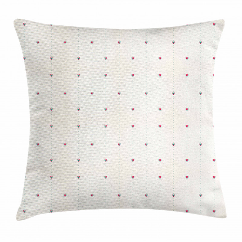 Minimalist Hearts Line Pillow Cover
