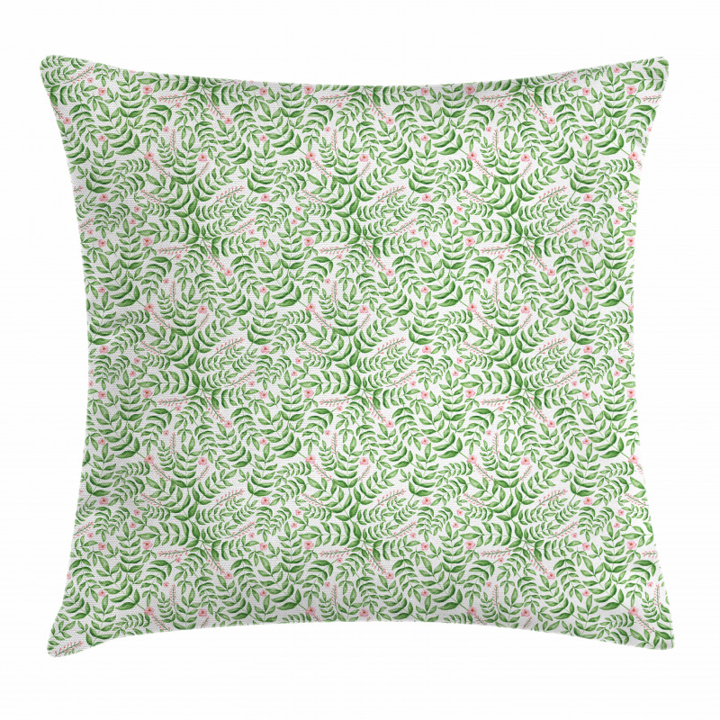 Spring Season Gardening Leaf Pillow Cover