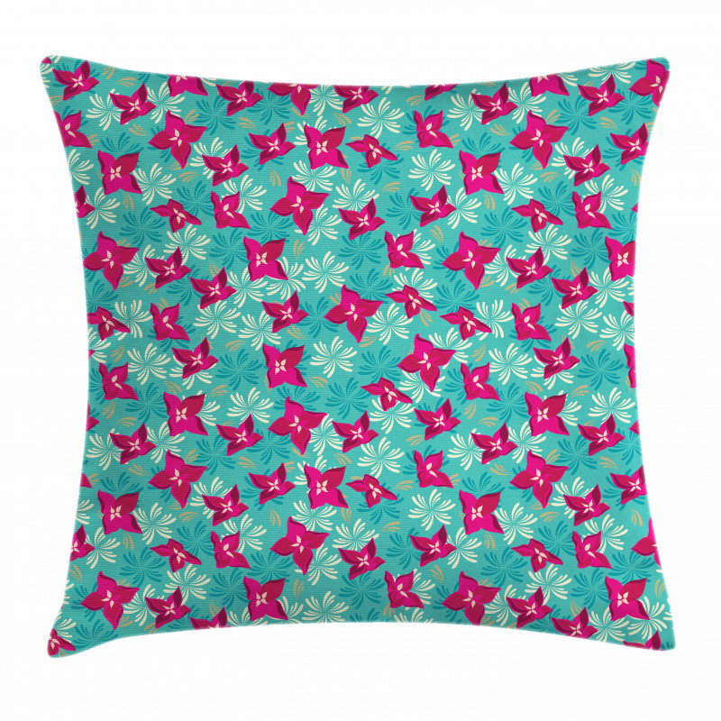 Spring Season Flourish Field Pillow Cover