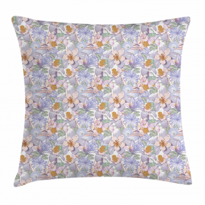 Classic Wildlife Blossoms Pillow Cover