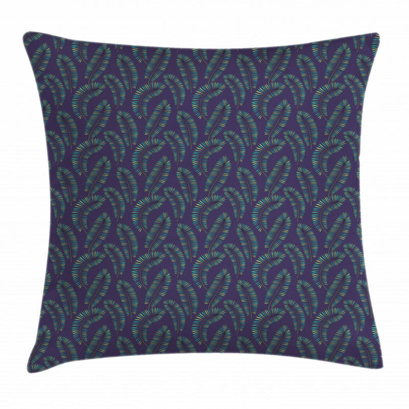 Botanical Eco Leaf Pattern Pillow Cover