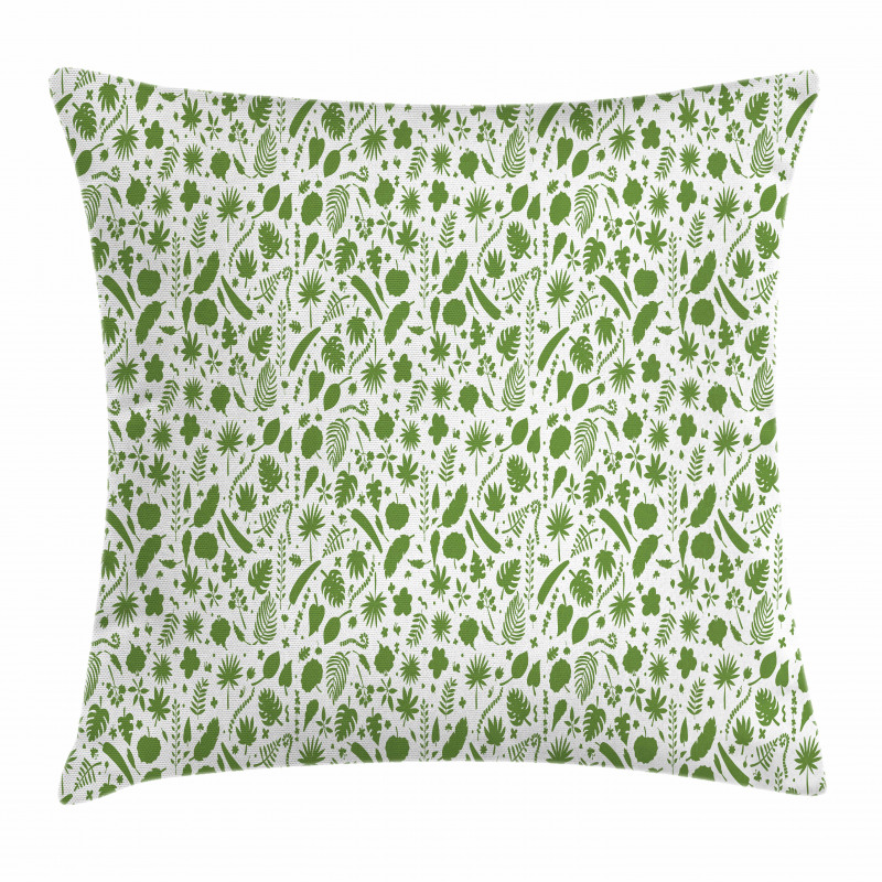Hawaiian Plants Pattern Pillow Cover
