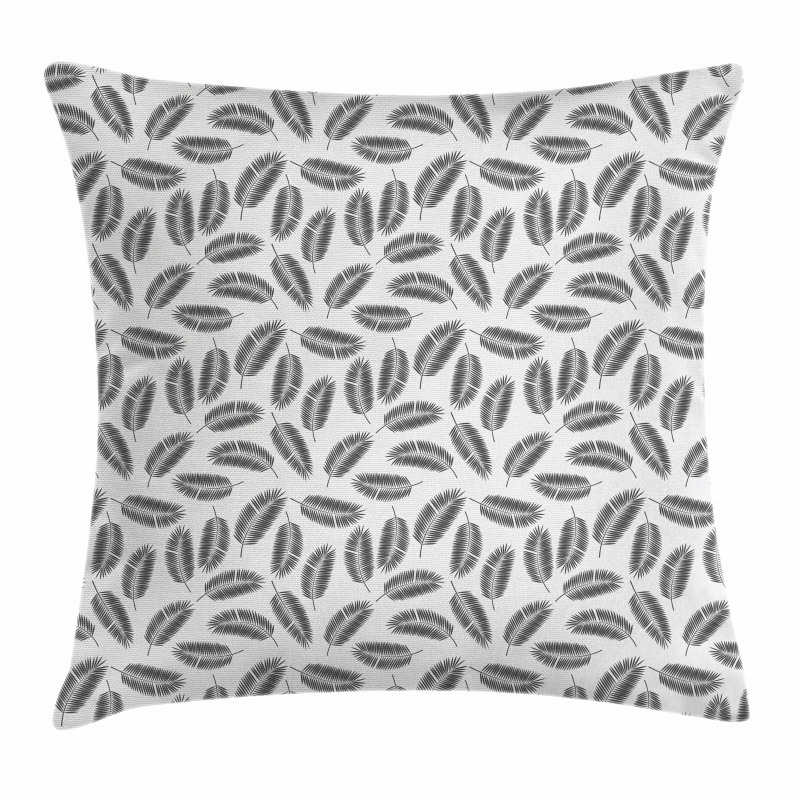 Banana Palm Tree Leaves Pillow Cover