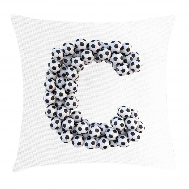 Alphabet Sign Design Pillow Cover