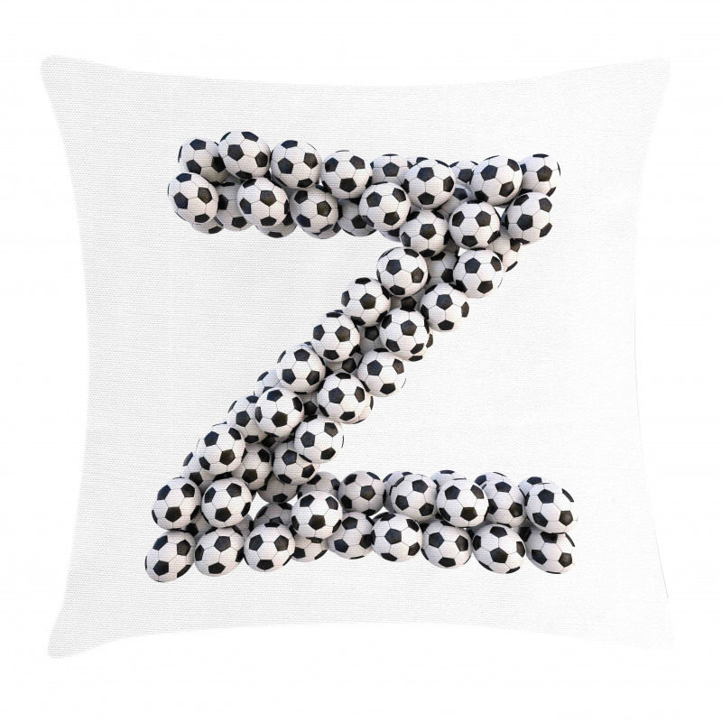 Last Letter Alphabet Pillow Cover